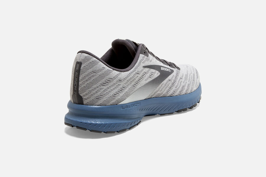 Launch 7 Road Brooks Running Shoes NZ Mens - Grey - GNYFVR-487